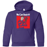 Sweatshirts Purple / YS We Can Slash It! Youth Hoodie