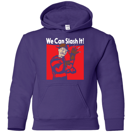 Sweatshirts Purple / YS We Can Slash It! Youth Hoodie