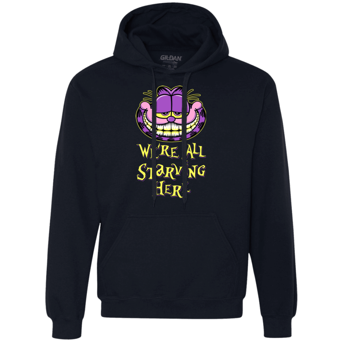 Sweatshirts Navy / Small We're all starving Premium Fleece Hoodie