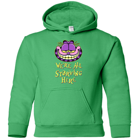 Sweatshirts Irish Green / YS We're all starving Youth Hoodie