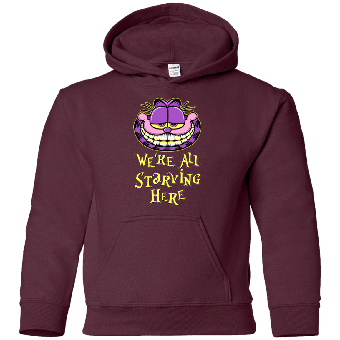 Sweatshirts Maroon / YS We're all starving Youth Hoodie