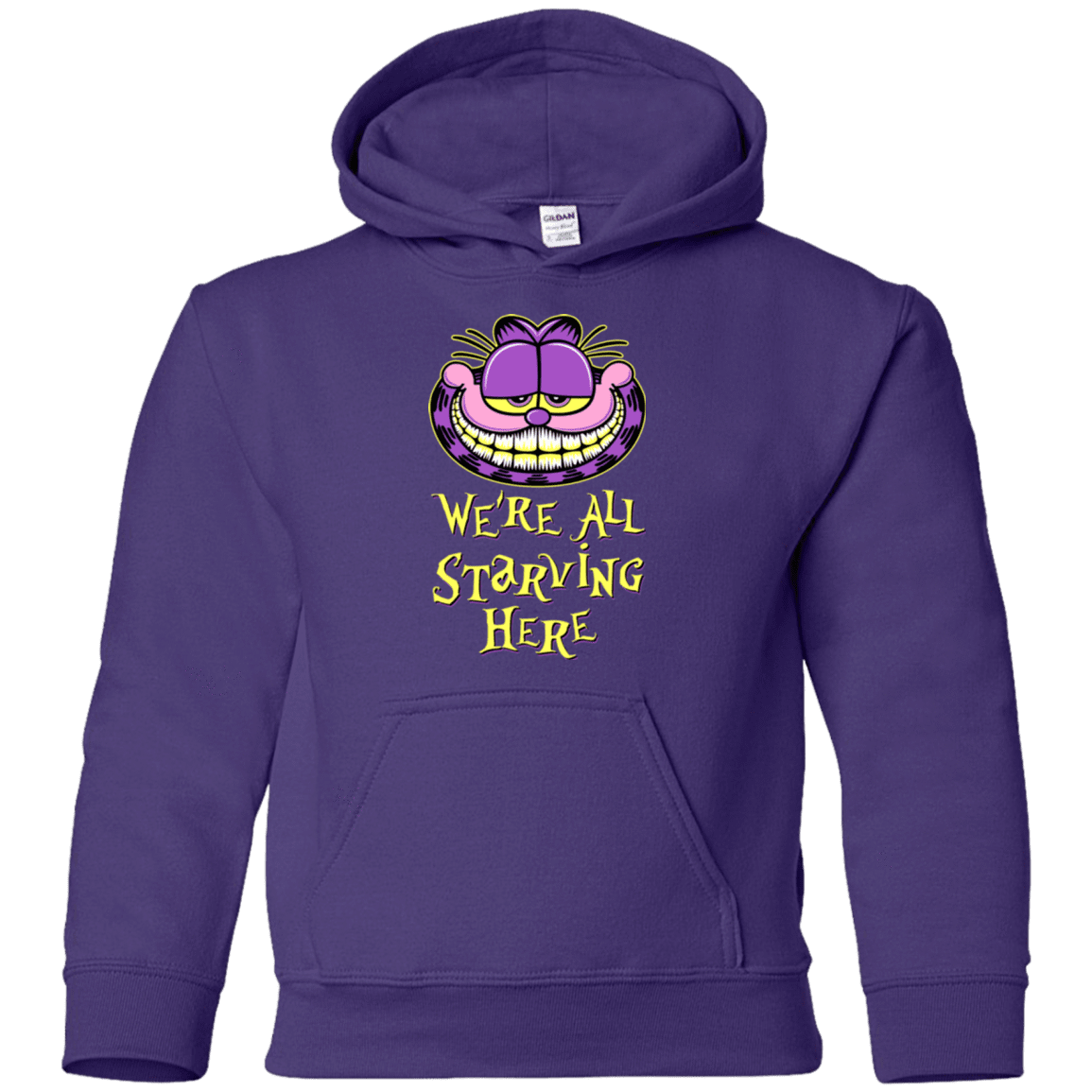 Sweatshirts Purple / YS We're all starving Youth Hoodie