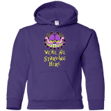 Sweatshirts Purple / YS We're all starving Youth Hoodie
