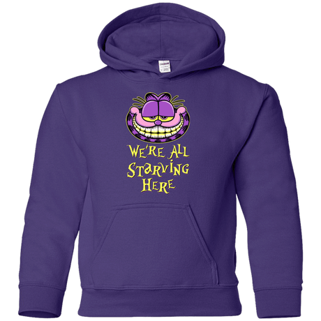 Sweatshirts Purple / YS We're all starving Youth Hoodie