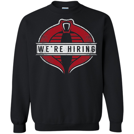 Sweatshirts Black / S We're Hiring Crewneck Sweatshirt