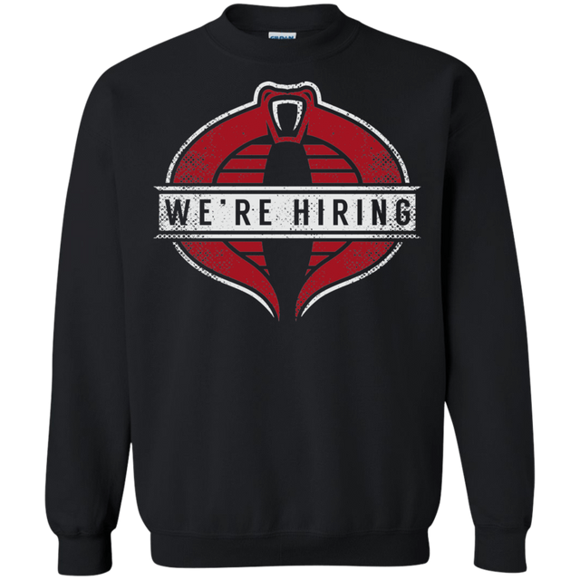 Sweatshirts Black / S We're Hiring Crewneck Sweatshirt