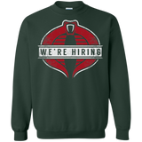 Sweatshirts Forest Green / S We're Hiring Crewneck Sweatshirt