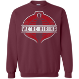 Sweatshirts Maroon / S We're Hiring Crewneck Sweatshirt