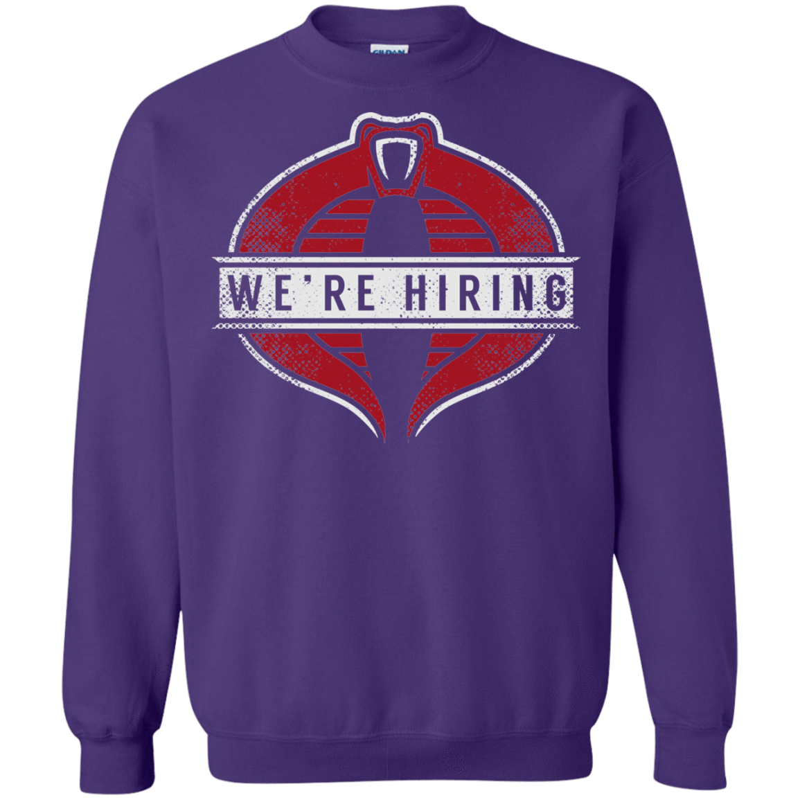 Sweatshirts Purple / S We're Hiring Crewneck Sweatshirt