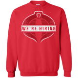 Sweatshirts Red / S We're Hiring Crewneck Sweatshirt