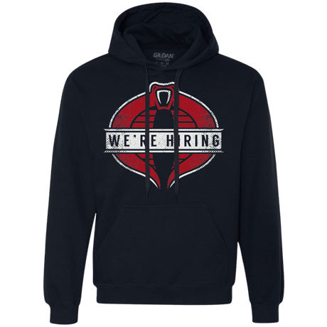 Sweatshirts Navy / S We're Hiring Premium Fleece Hoodie