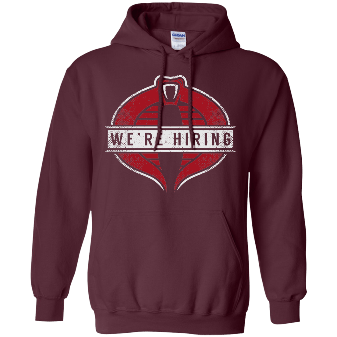 Sweatshirts Maroon / S We're Hiring Pullover Hoodie