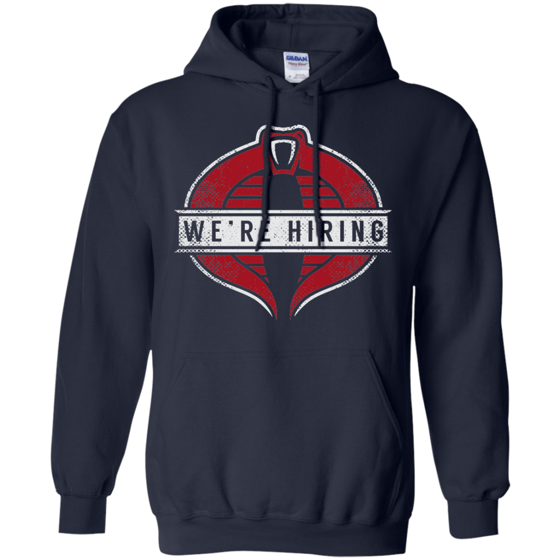 Sweatshirts Navy / S We're Hiring Pullover Hoodie