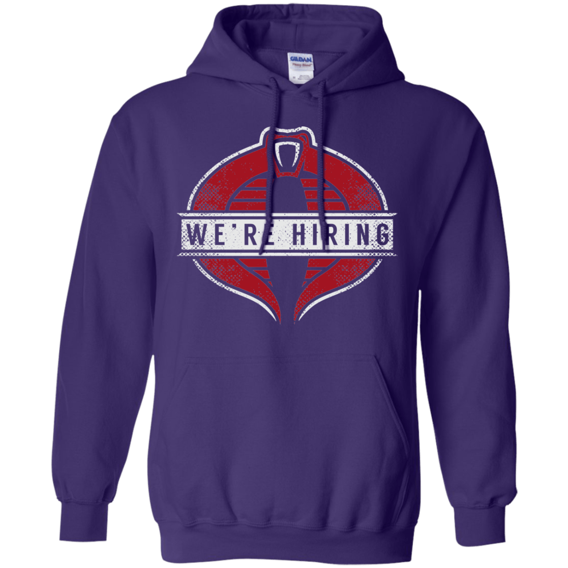 Sweatshirts Purple / S We're Hiring Pullover Hoodie