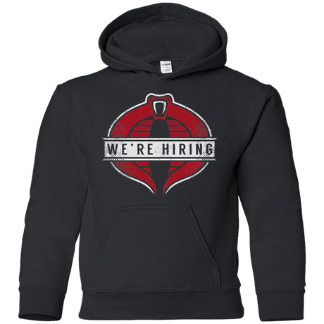 Sweatshirts Black / YS We're Hiring Youth Hoodie
