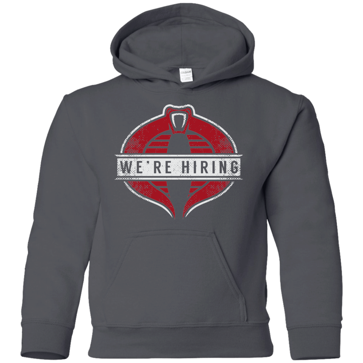Sweatshirts Charcoal / YS We're Hiring Youth Hoodie