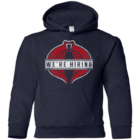 Sweatshirts Navy / YS We're Hiring Youth Hoodie