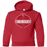 Sweatshirts Red / YS We're Hiring Youth Hoodie
