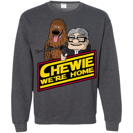 Sweatshirts Dark Heather / S We're home Crewneck Sweatshirt