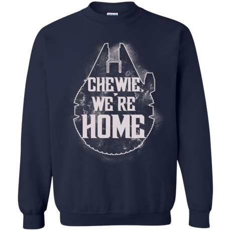 Sweatshirts Navy / Small We're Home Crewneck Sweatshirt