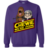 Sweatshirts Purple / S We're home Crewneck Sweatshirt