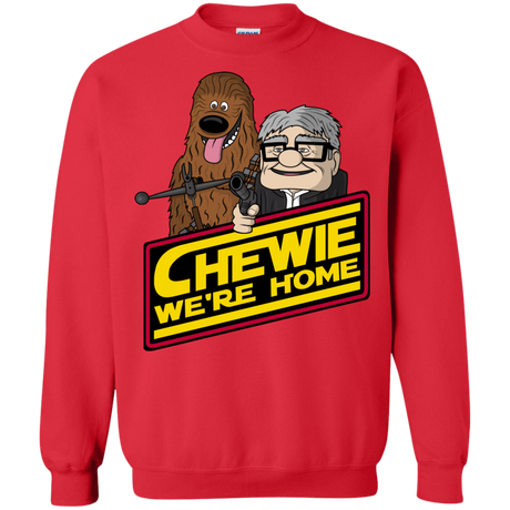 Sweatshirts Red / S We're home Crewneck Sweatshirt