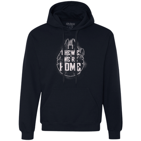 Sweatshirts Navy / Small We're Home Premium Fleece Hoodie