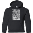 Sweatshirts Black / YS We Shall Fight On the Beaches Youth Hoodie