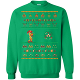 Sweatshirts Irish Green / Small We Wish You A Metroid Christmas Crewneck Sweatshirt
