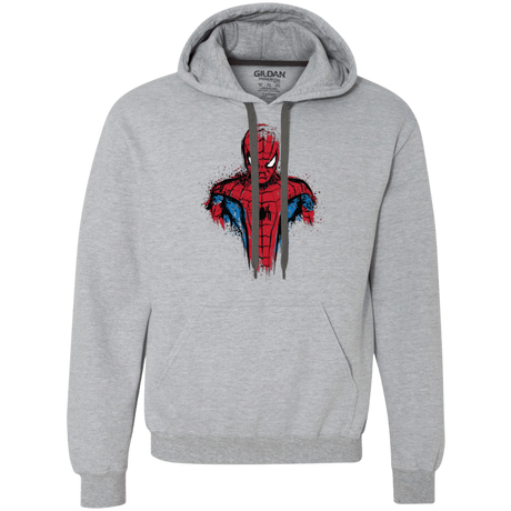 Sweatshirts Sport Grey / Small Web warrior Premium Fleece Hoodie