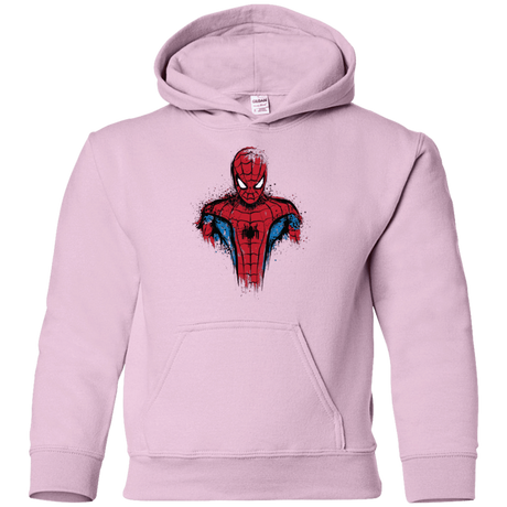 Sweatshirts Light Pink / YS Web warrior Youth Hoodie