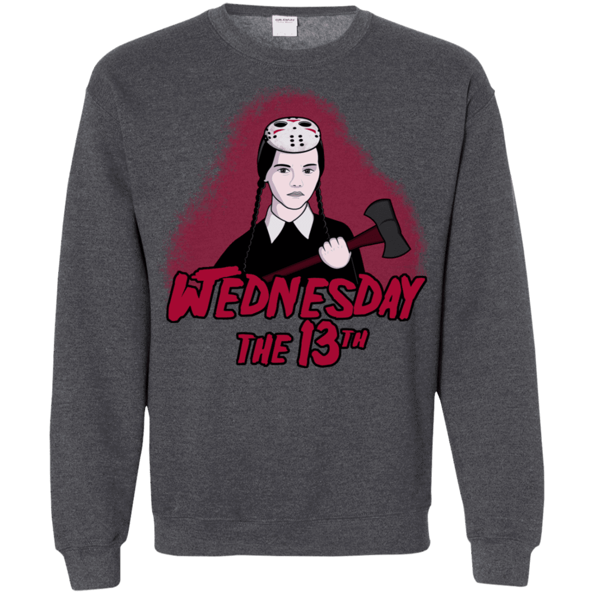 Sweatshirts Dark Heather / S Wednesday The 13th Crewneck Sweatshirt