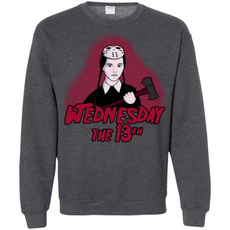 Sweatshirts Dark Heather / S Wednesday The 13th Crewneck Sweatshirt