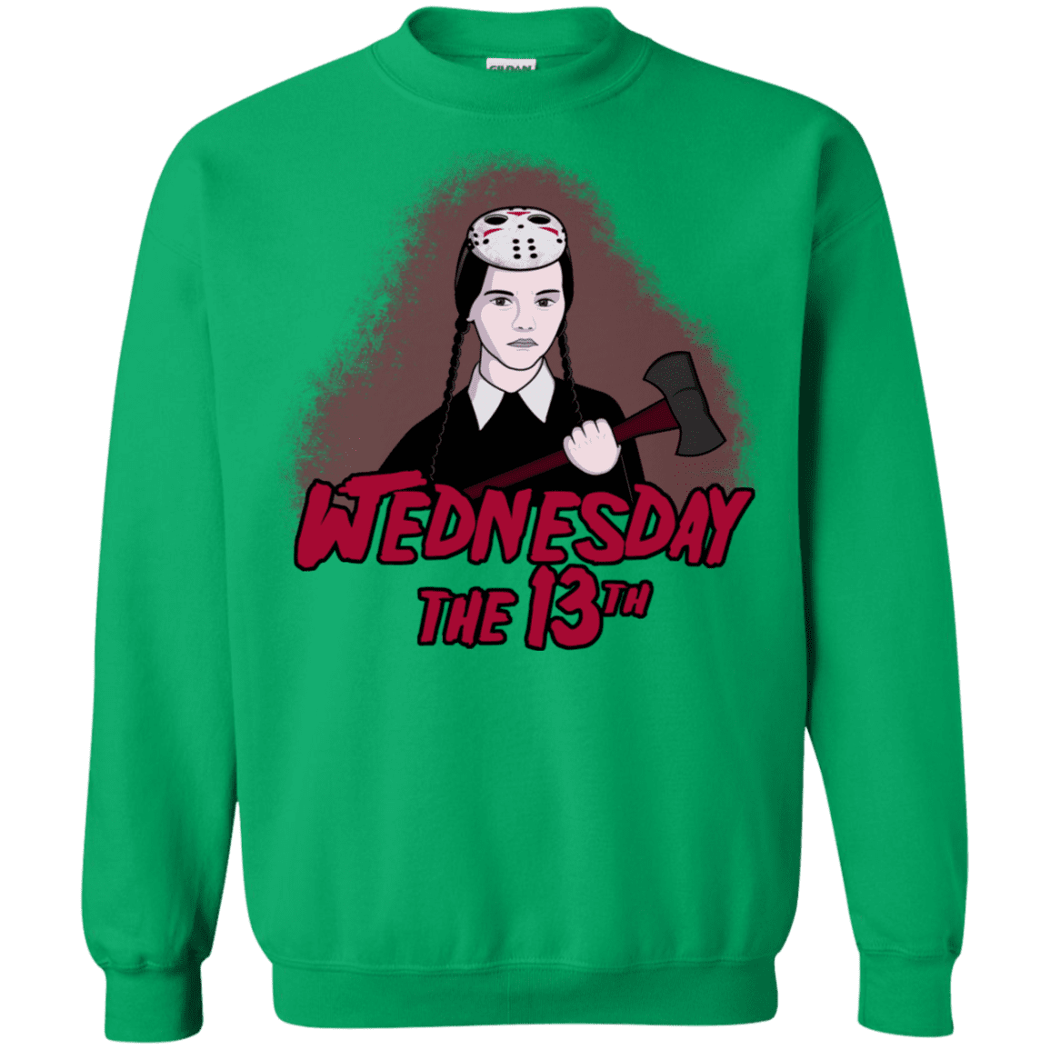 Sweatshirts Irish Green / S Wednesday The 13th Crewneck Sweatshirt