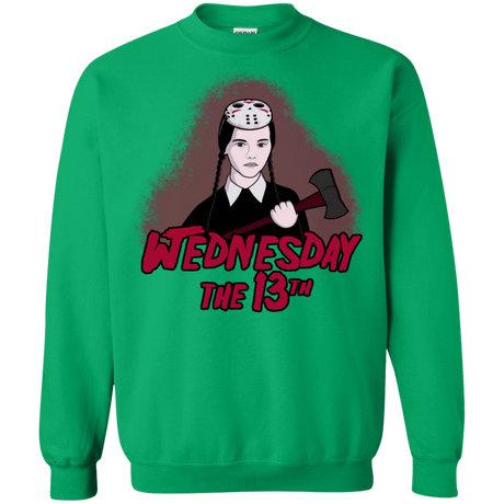 Sweatshirts Irish Green / S Wednesday The 13th Crewneck Sweatshirt