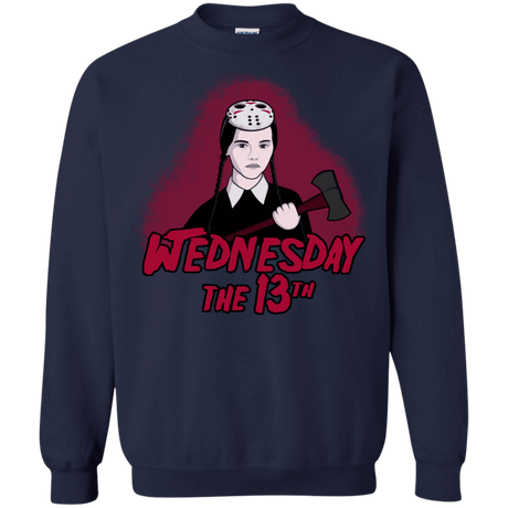 Sweatshirts Navy / S Wednesday The 13th Crewneck Sweatshirt