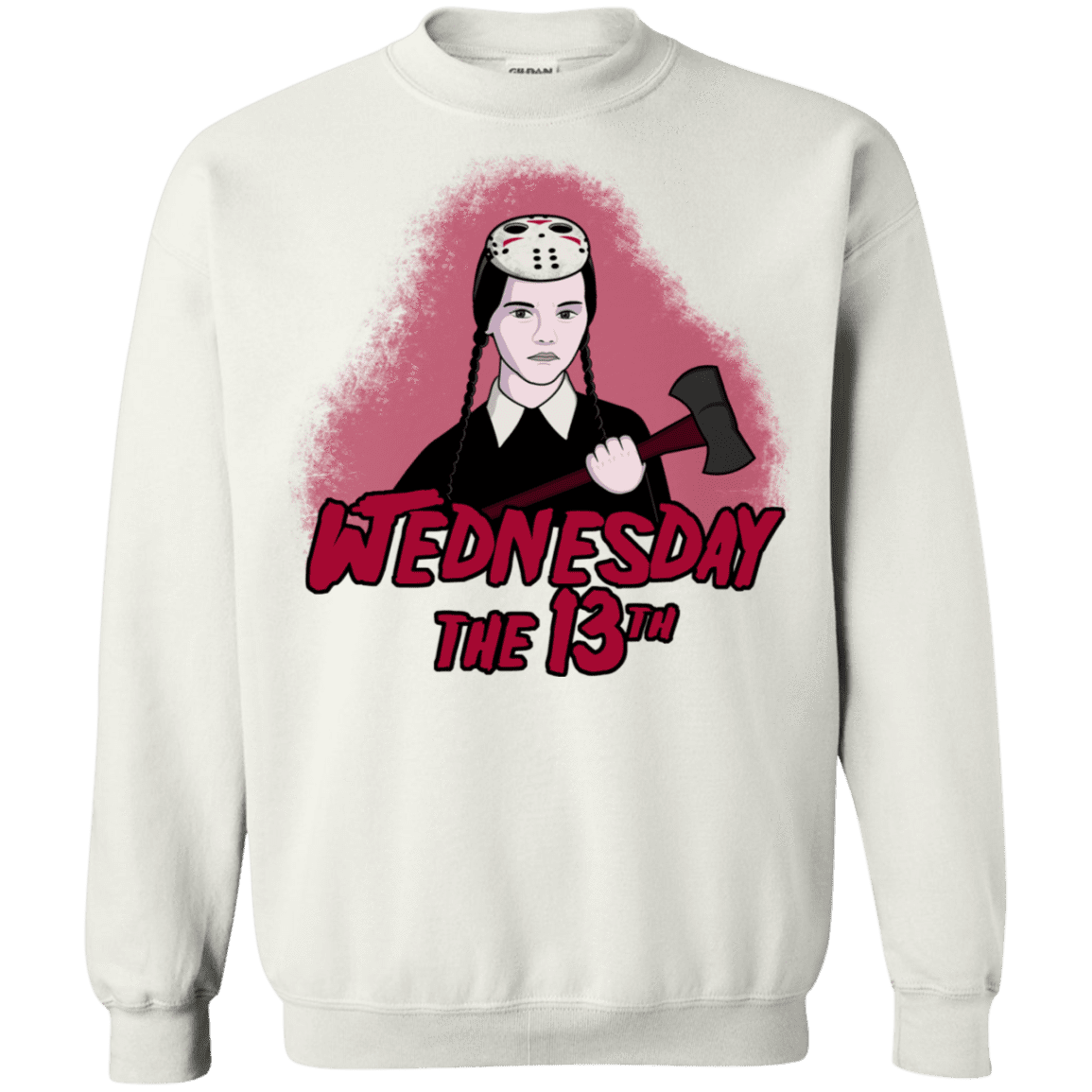 Sweatshirts White / S Wednesday The 13th Crewneck Sweatshirt