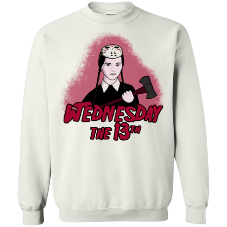 Sweatshirts White / S Wednesday The 13th Crewneck Sweatshirt