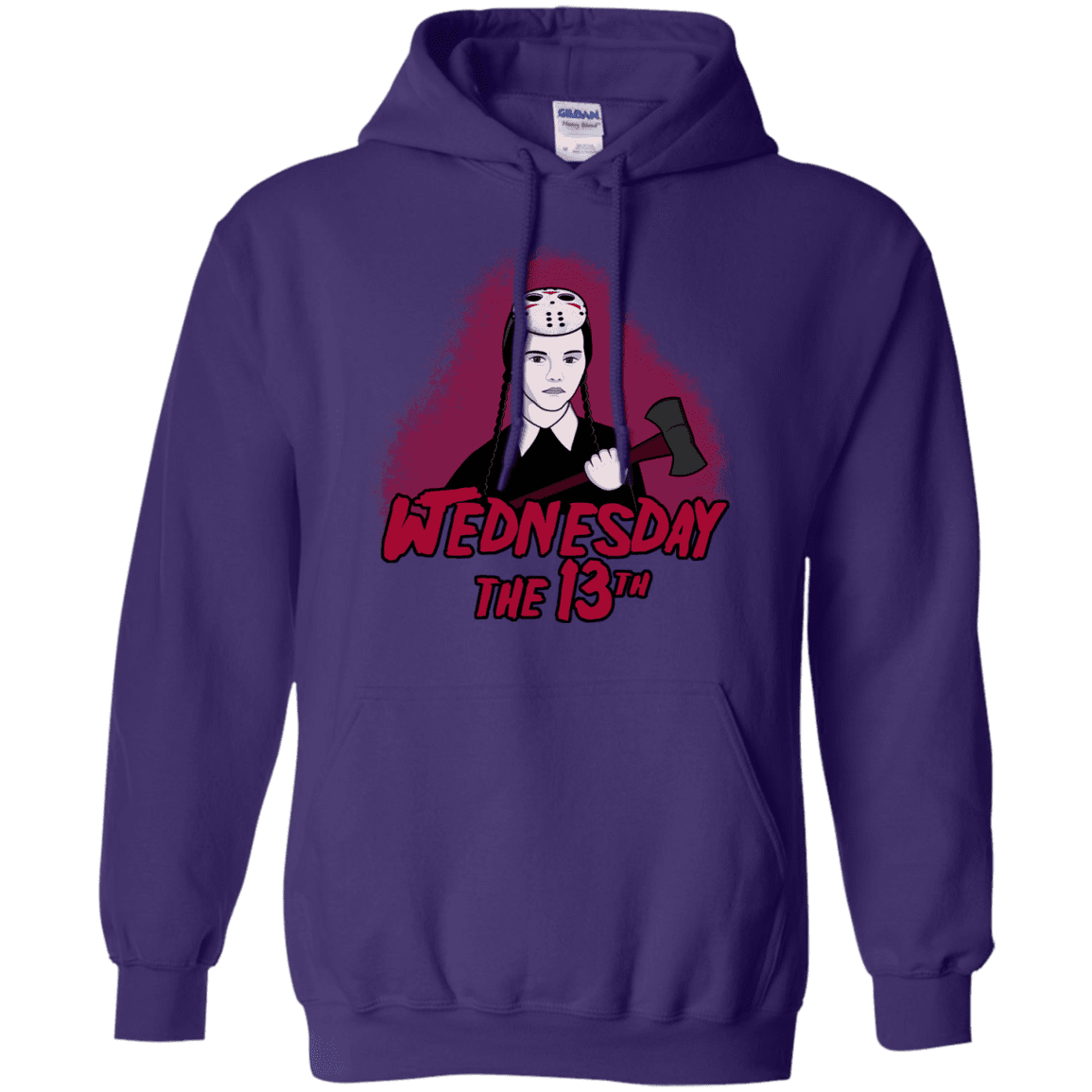 Sweatshirts Purple / S Wednesday The 13th Pullover Hoodie