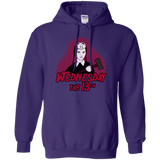 Sweatshirts Purple / S Wednesday The 13th Pullover Hoodie