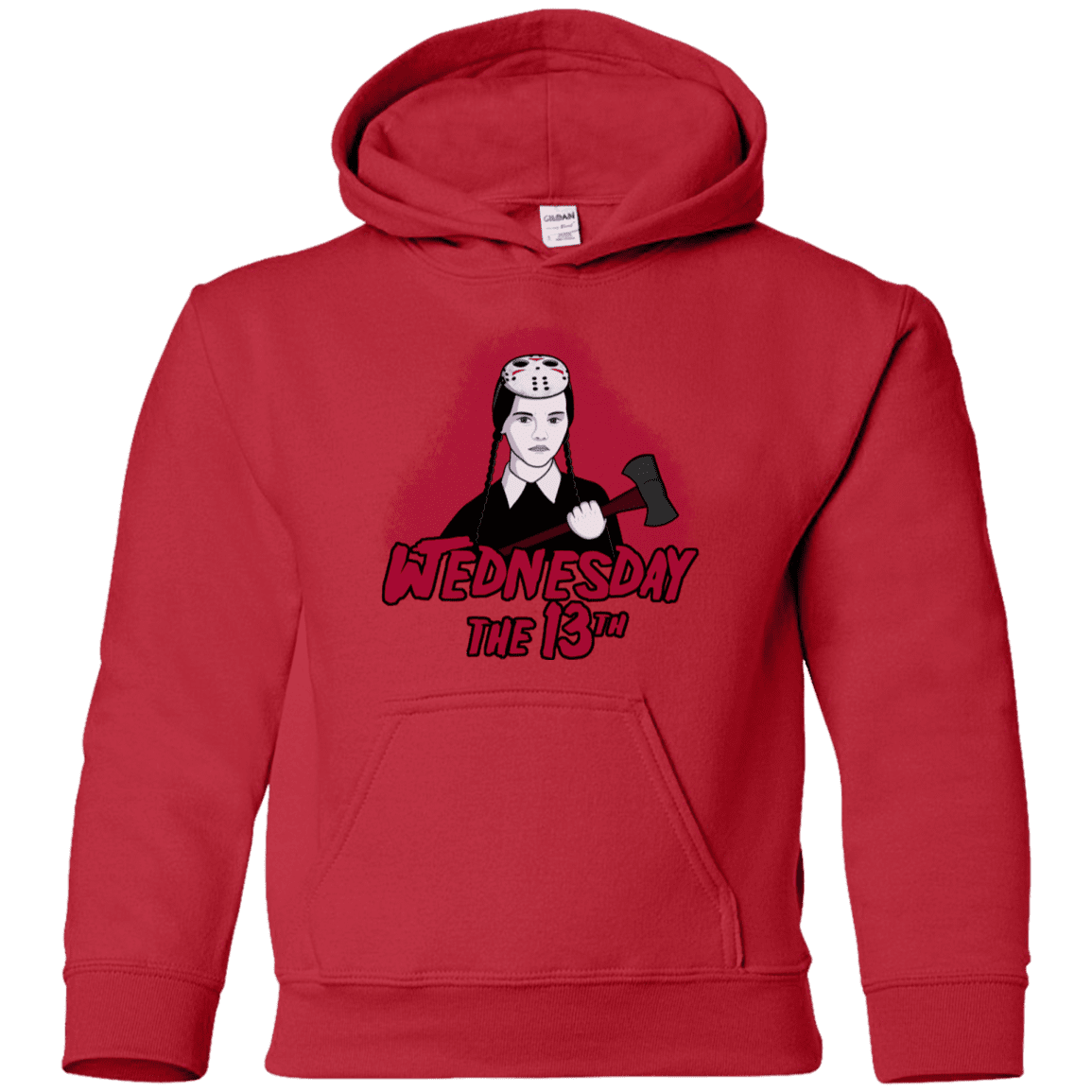 Sweatshirts Red / YS Wednesday The 13th Youth Hoodie