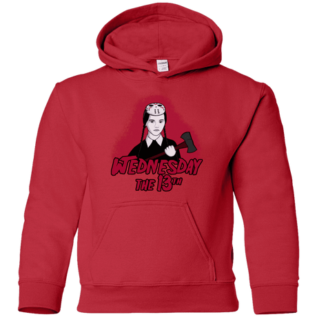 Sweatshirts Red / YS Wednesday The 13th Youth Hoodie