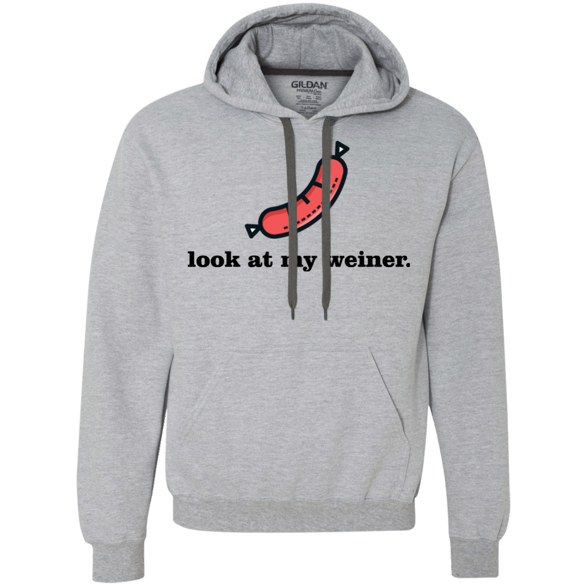 Sweatshirts Sport Grey / Small Weiner Premium Fleece Hoodie