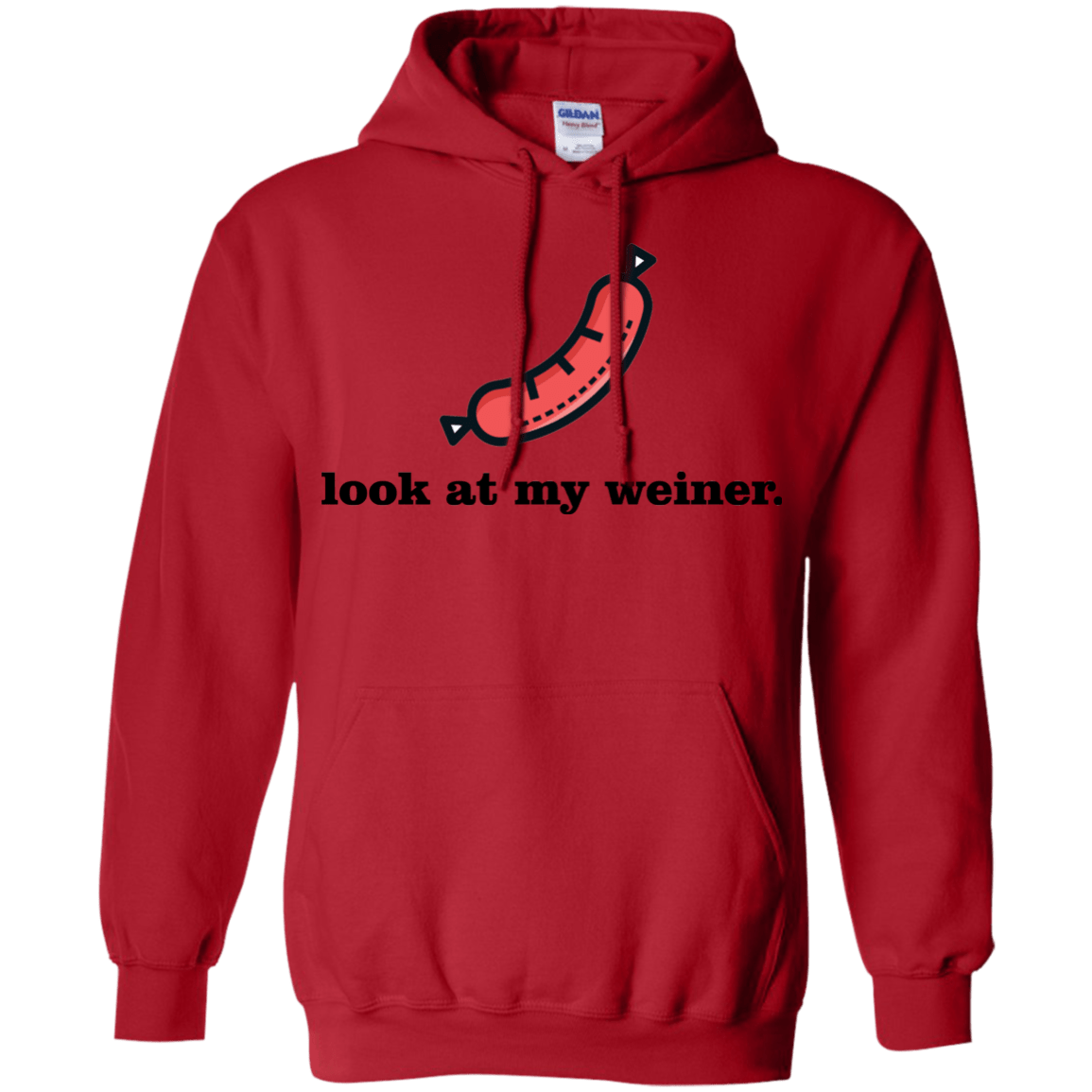 Sweatshirts Red / Small Weiner Pullover Hoodie