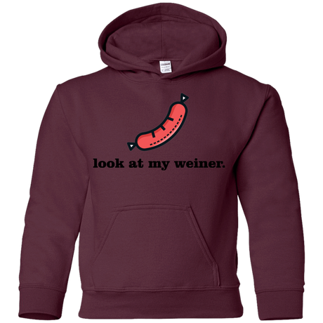 Sweatshirts Maroon / YS Weiner Youth Hoodie