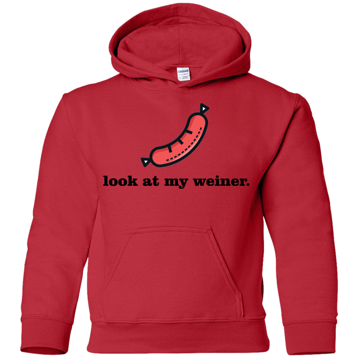 Sweatshirts Red / YS Weiner Youth Hoodie
