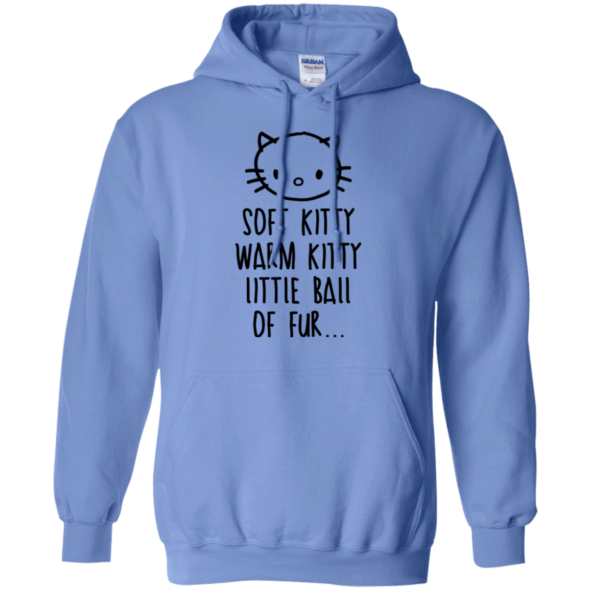 Sweatshirts Carolina Blue / Small Weird Kitty Pullover Hoodie