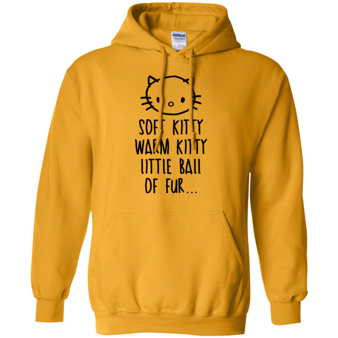 Sweatshirts Gold / Small Weird Kitty Pullover Hoodie