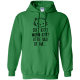 Sweatshirts Irish Green / Small Weird Kitty Pullover Hoodie