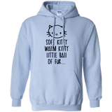 Sweatshirts Light Blue / Small Weird Kitty Pullover Hoodie